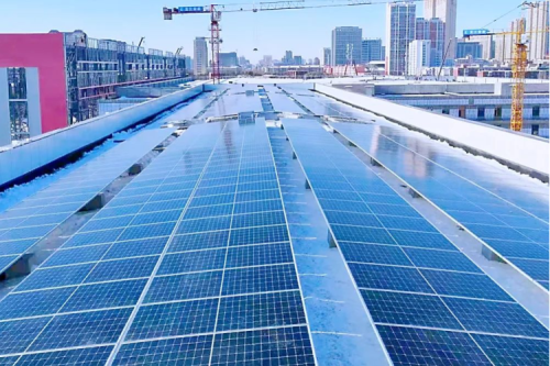 九洲集團承建哈爾濱電機廠屋頂光伏項目一期工程成功并網(wǎng)發(fā)電！